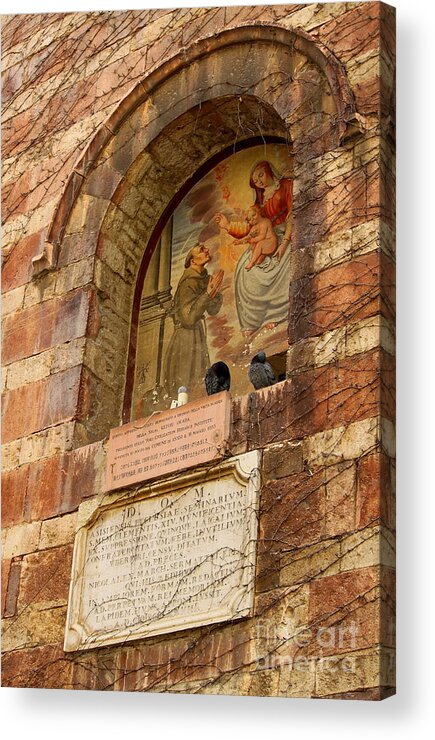Assisi Acrylic Print featuring the photograph Assisi -13 by Theresa Ramos-DuVon