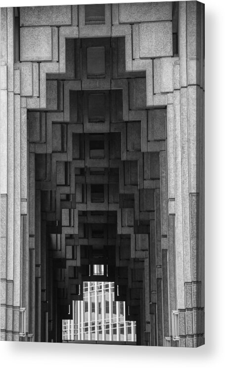 Atlanta Acrylic Print featuring the photograph Atlanta GA Architecture-City Building by Douglas Barnard