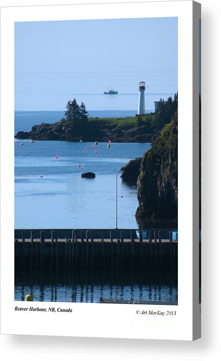 Bay Of Fundy Acrylic Print featuring the photograph Beaver Harbour NB Canada by Art MacKay