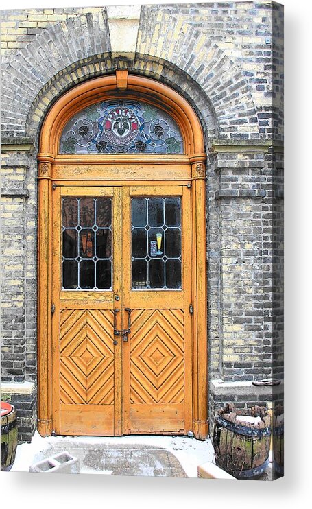 Milwaukee Acrylic Print featuring the photograph Beer Garden by Douglas Miller