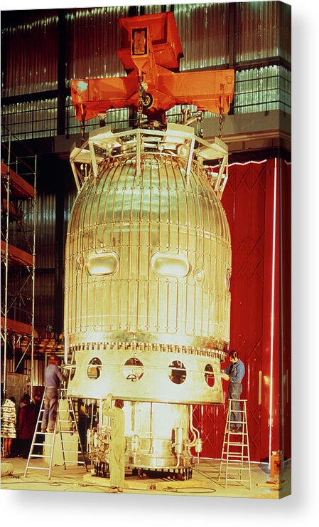Bubble Chamber Acrylic Print featuring the photograph Big European Bubble Chamber by Cern/science Photo Library