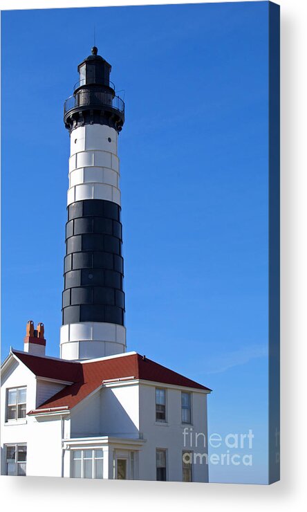 Lighthouse Acrylic Print featuring the photograph Big Sable by Ann Horn