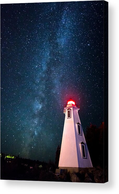 Lighthouse Acrylic Print featuring the photograph Big Tub Lighthouse by Cale Best