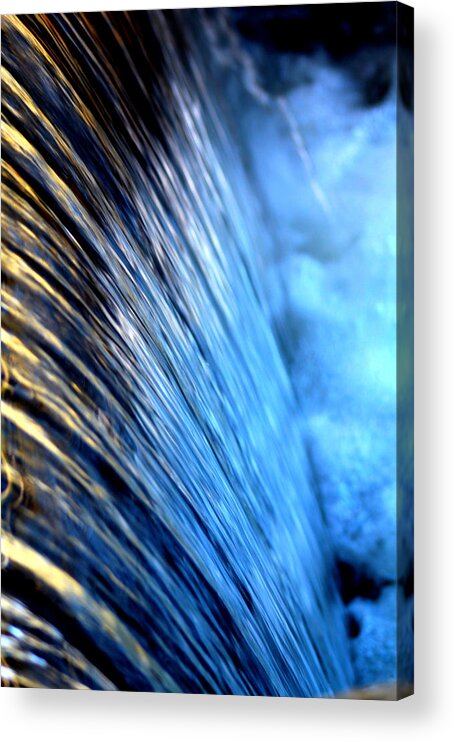 Laurette Escobar Acrylic Print featuring the photograph Curtain by Laurette Escobar