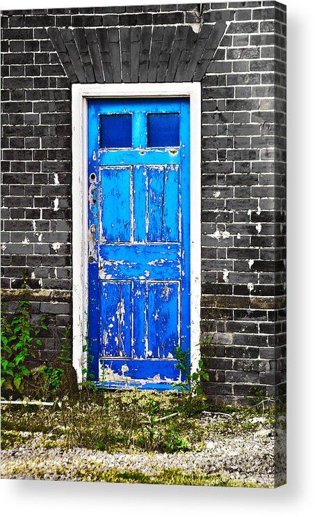 Ken Acrylic Print featuring the photograph Blue Chipped by Ken Johnson