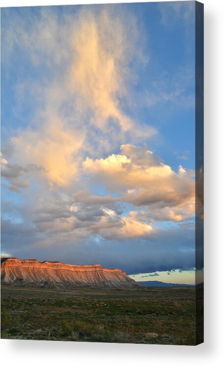 Bookcliffs Acrylic Print featuring the photograph Bookcliffs 170 by Ray Mathis