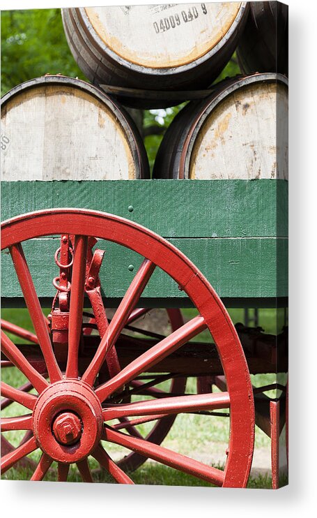 Kentucky Acrylic Print featuring the photograph Bourbon wagon by Alexey Stiop