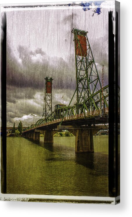 Portland Acrylic Print featuring the photograph Bridge 4 of portland by Craig Perry-Ollila