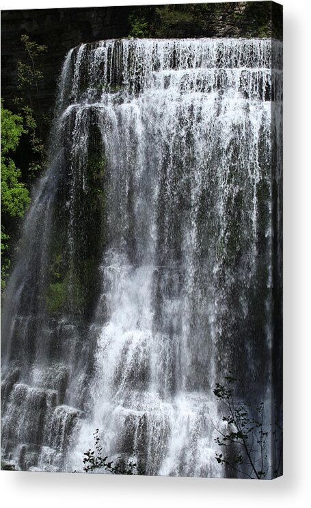 Waterfalls Acrylic Print featuring the photograph Burgess Falls by Harold Rau