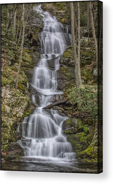 Waterfall Acrylic Print featuring the photograph Buttermilk Falls by Erika Fawcett