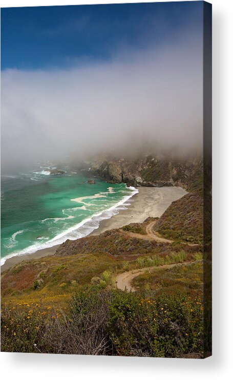 Monterey Acrylic Print featuring the photograph Cabrillo Sea Fog by David Beebe