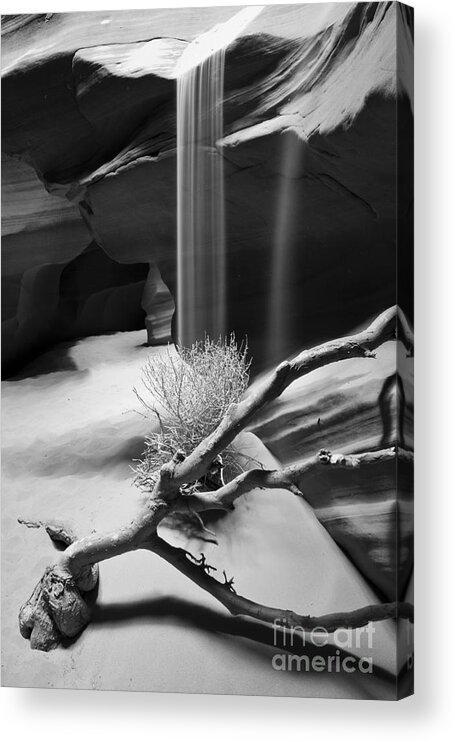 Arizona Acrylic Print featuring the photograph Canyon Sandfall by Bryan Keil