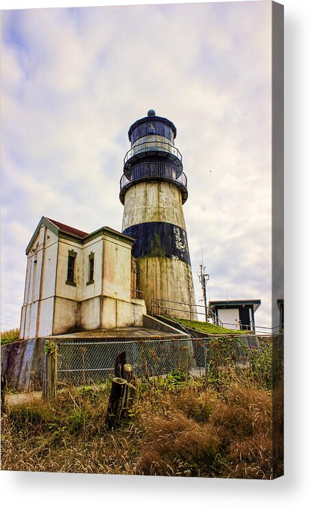 Lighthouse Acrylic Print featuring the photograph Cape Disappointment by Cathy Anderson