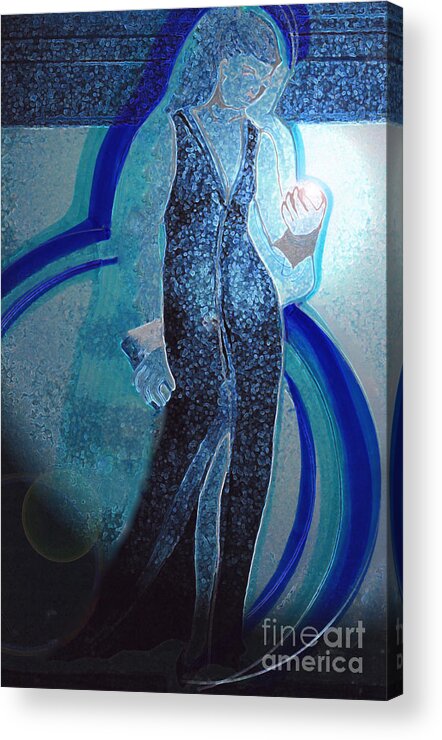 First Star Art Acrylic Print featuring the mixed media Cassandra by jrr by First Star Art