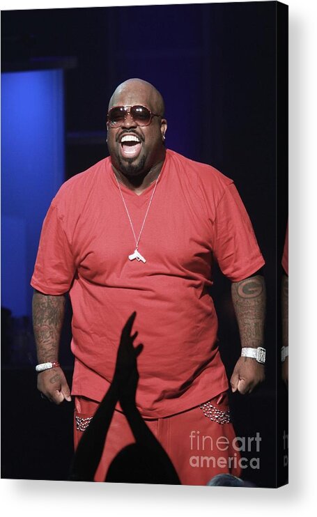 Performing Acrylic Print featuring the photograph Cee Lo Green #15 by Concert Photos