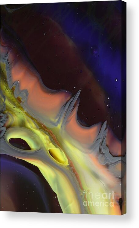 Abstract Acrylic Print featuring the photograph Celestial 3 by Kimberly Lyon