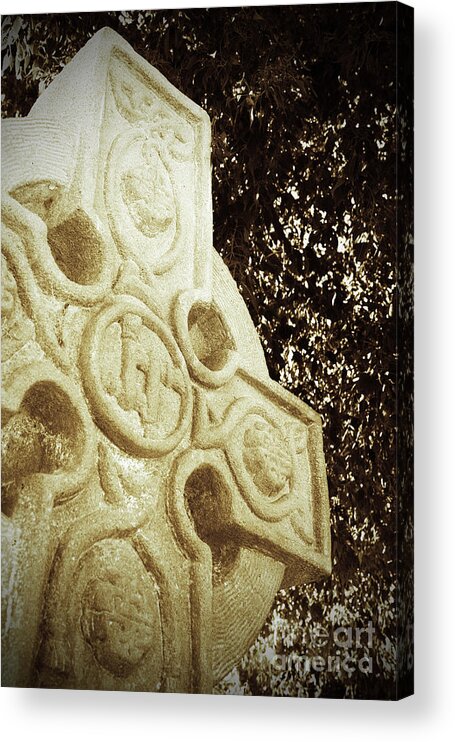 Cross Acrylic Print featuring the photograph Celtic Cross by Kelly Holm