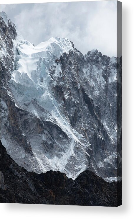 Tranquility Acrylic Print featuring the photograph Cho La Pass, Nepal by Glenn Coombridge