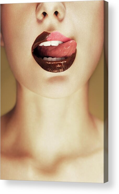 Chocolate Acrylic Print featuring the photograph Chocolate by Vladimir Katiev