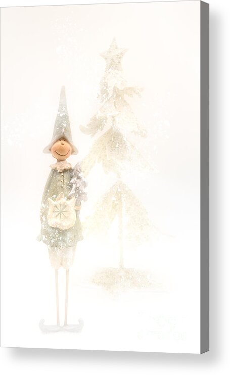 Christmas Acrylic Print featuring the photograph Christmas Elf by Ann Garrett