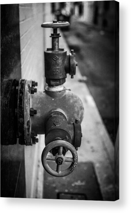Architecture Acrylic Print featuring the photograph City Valves by Melinda Ledsome