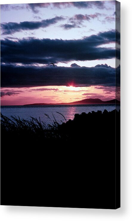 Lake Sunset Acrylic Print featuring the photograph Lake Sunset by Jim Cotton