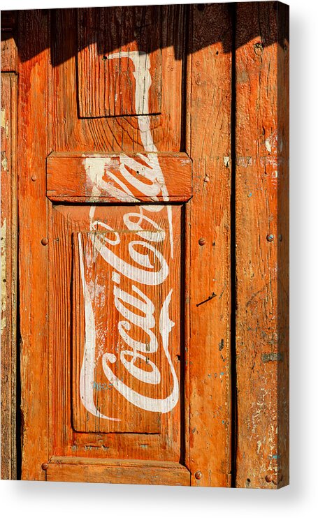 Coca-cola Acrylic Print featuring the photograph Coca Cola advertisement by Dutourdumonde Photography
