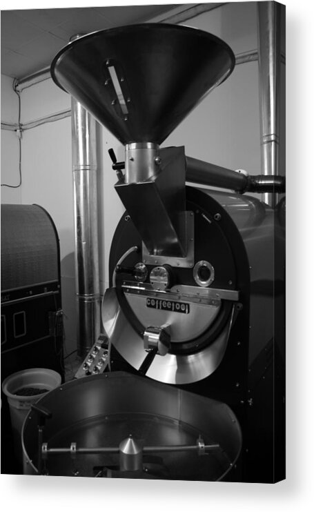 Framed Prints Acrylic Print featuring the photograph Coffee roaster by Maeve O Connell