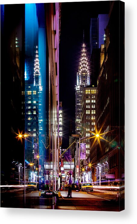 New Acrylic Print featuring the photograph Color of Manhattan by Az Jackson