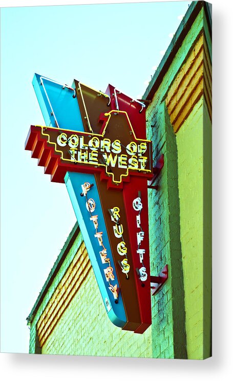 Photography Acrylic Print featuring the photograph Colors Of The West by Gigi Ebert