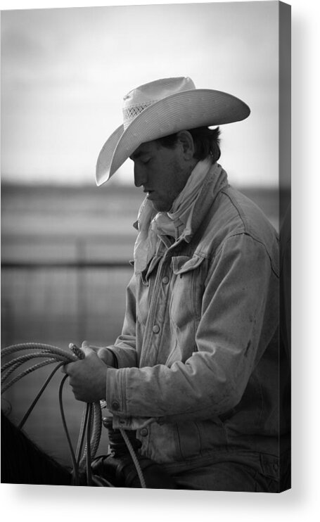 Hat Images Acrylic Print featuring the photograph Cowboy Signature 10 by Diane Bohna