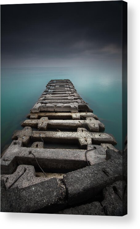 Atwater Beach Acrylic Print featuring the photograph Crossing Over by Joshua Eral