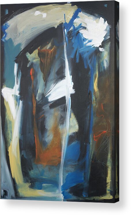 Abstract Acrylic Print featuring the painting Cultural Project #2 by Tim Nyberg