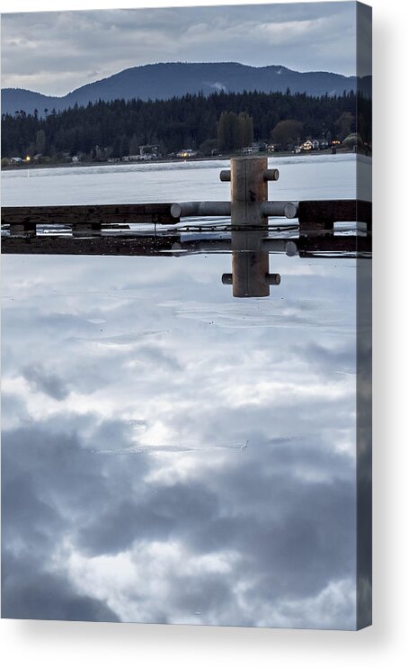 Landscape Acrylic Print featuring the photograph Curtis Wharf by Tony Locke