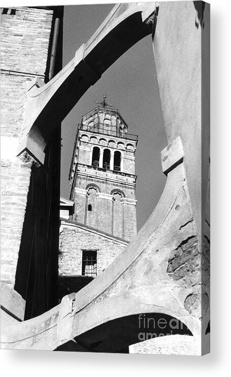 Arches Acrylic Print featuring the photograph Curved Arches by Riccardo Mottola