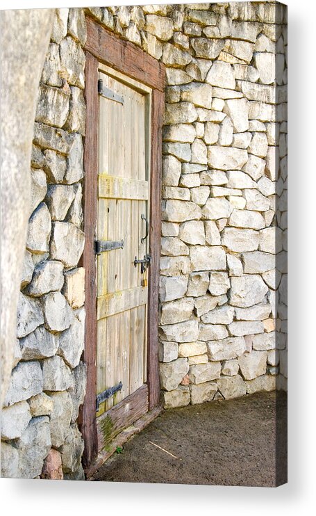 Door Acrylic Print featuring the photograph Curved Door by Melissa Newcomb