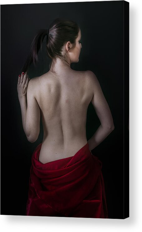 Curves Acrylic Print featuring the photograph Curves of Emotion by Elvira Pinkhas
