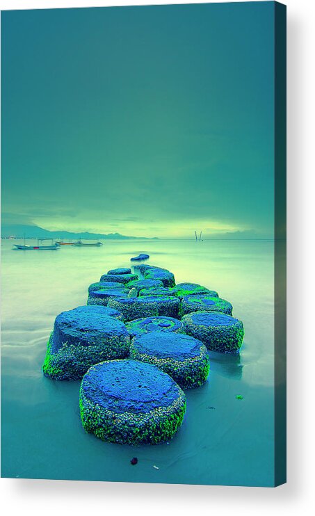 Tranquility Acrylic Print featuring the photograph Dawn In Bali by Kozaw Photography