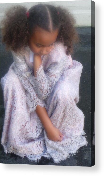 Girl Acrylic Print featuring the photograph Daydream by Jodie Marie Anne Richardson Traugott     aka jm-ART