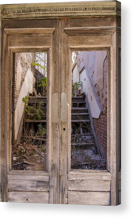 Architecture Acrylic Print featuring the photograph Decaying History by Jim Moss