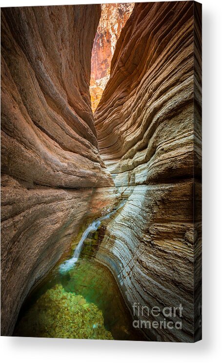 America Acrylic Print featuring the photograph Deep Inside by Inge Johnsson