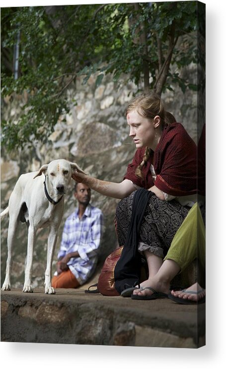 Dog Acrylic Print featuring the photograph Delighted Dog by Lee Stickels