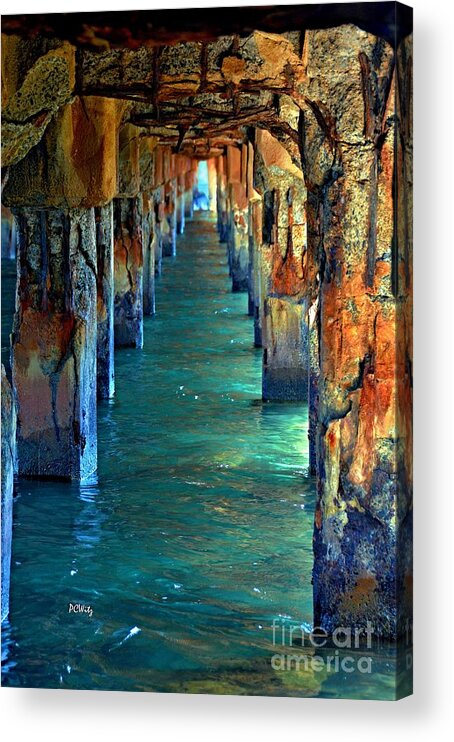 Dilapidated Dock Acrylic Print featuring the photograph Dilapidated Dock by Patrick Witz