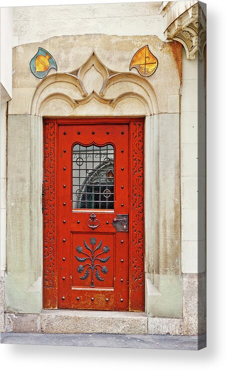 Home Decor Acrylic Print featuring the photograph Door by Gkuna
