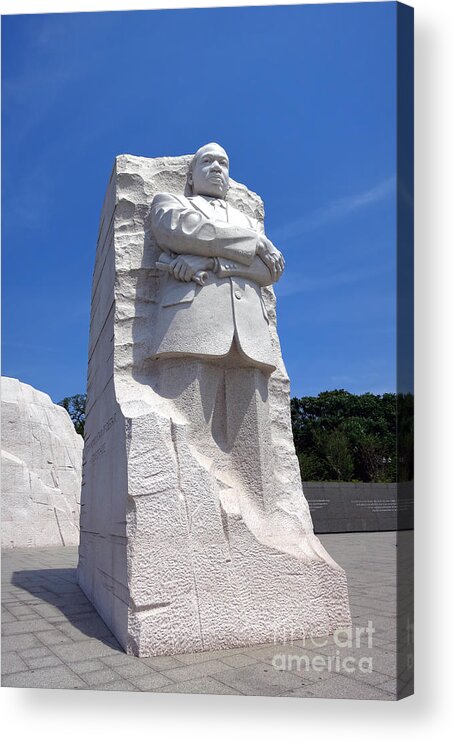 Washington Acrylic Print featuring the photograph Dr Martin Luther King Memorial by Olivier Le Queinec