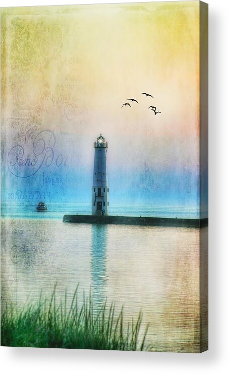 Lighthouse Acrylic Print featuring the photograph Dreaming by Joan Bertucci