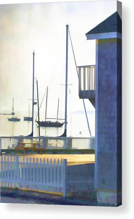 Camden Acrylic Print featuring the photograph Early Morning Camden Harbor Maine by Carol Leigh