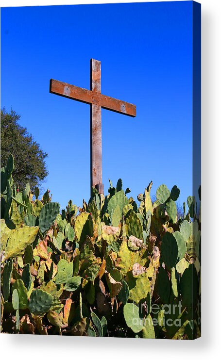 Cross Acrylic Print featuring the photograph Easter Cross by Jeanette French