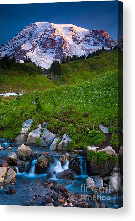 America Acrylic Print featuring the photograph Edith Creek by Inge Johnsson