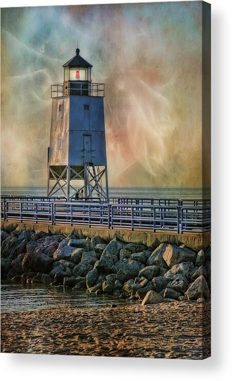 Lighthouse Acrylic Print featuring the photograph Electrifying by Joan Bertucci